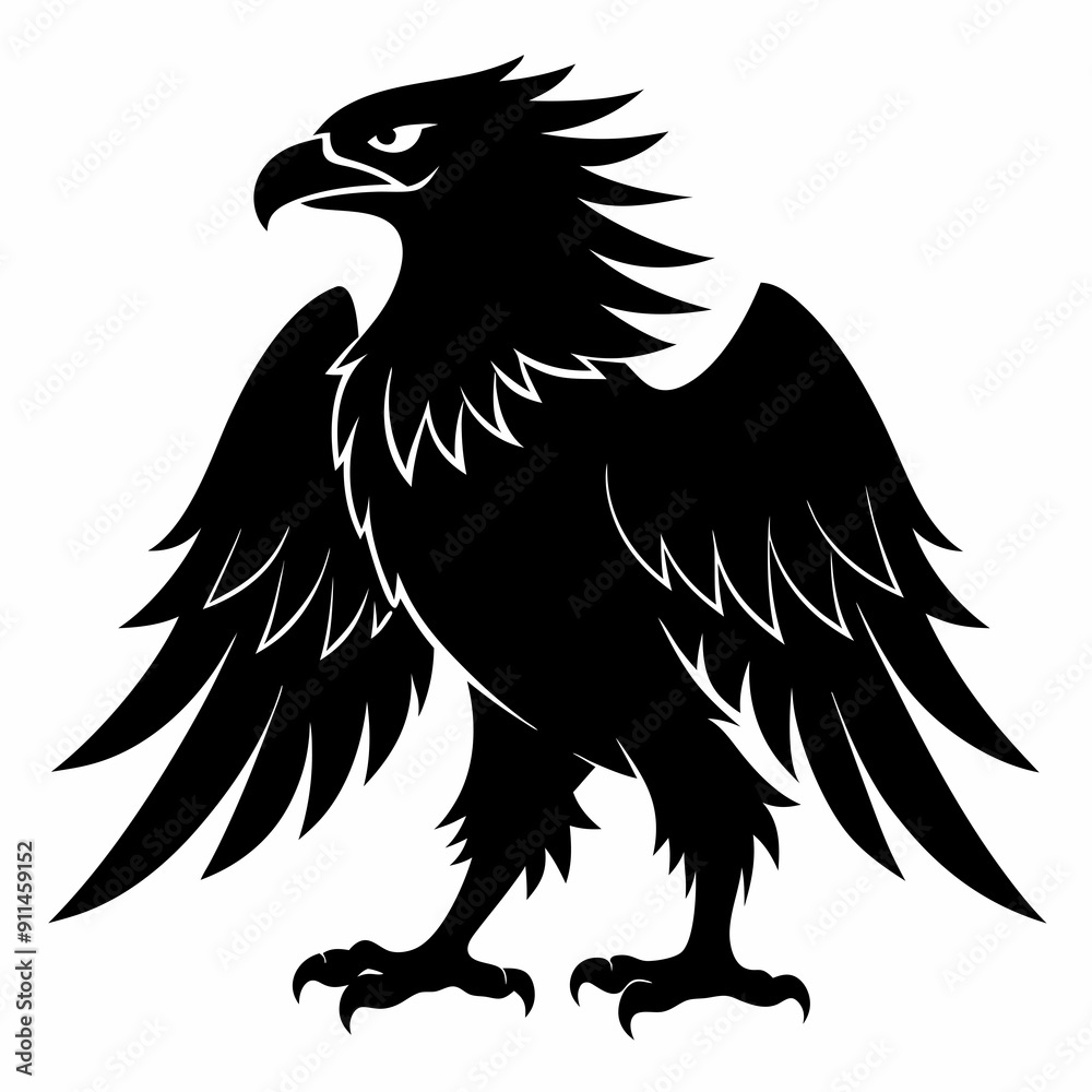 Eagle Black silhouette Eagle Black silhouette