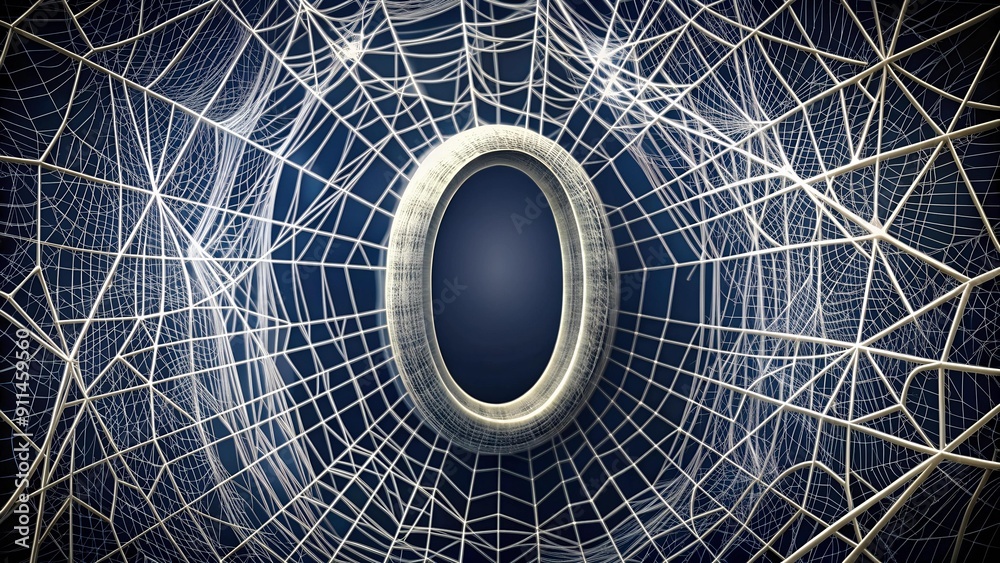 Obraz premium The Zero Within the Web: A Tapestry of Entanglement Generative AI