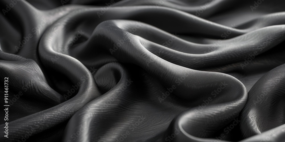 Fototapeta premium Textured Fabric Close-Up, with Shadow and Light Play