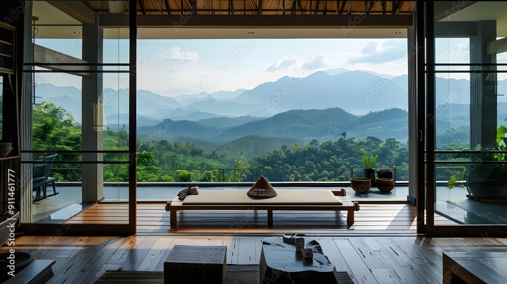 beautiful mountain view from inside the house beautiful mountain view from inside the house