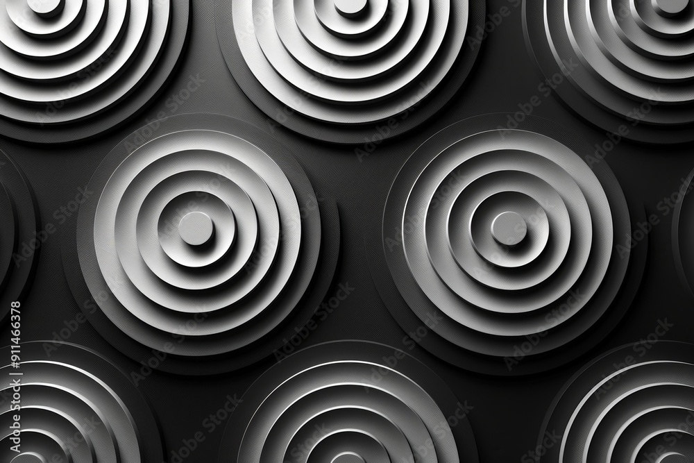 Abstract Geometric Pattern, Metallic Textures Abstract Geometric Pattern, Metallic Textures