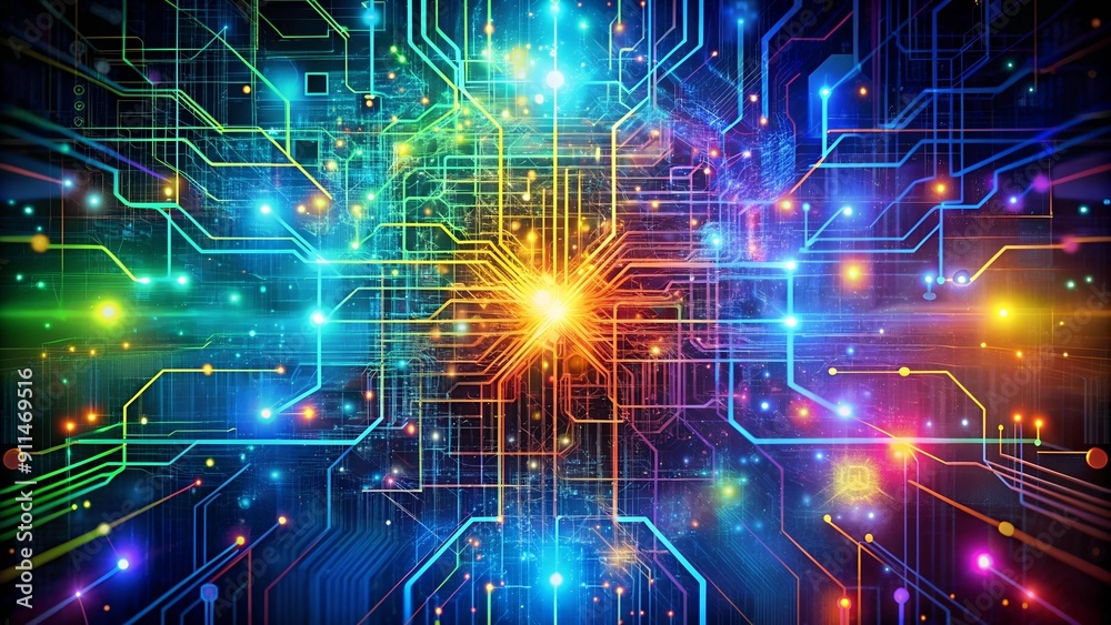 An Artistic Representation of the Interconnectedness of AI Technology AI Generated An Artistic Representation of the Interconnectedness of AI Technology AI Generated