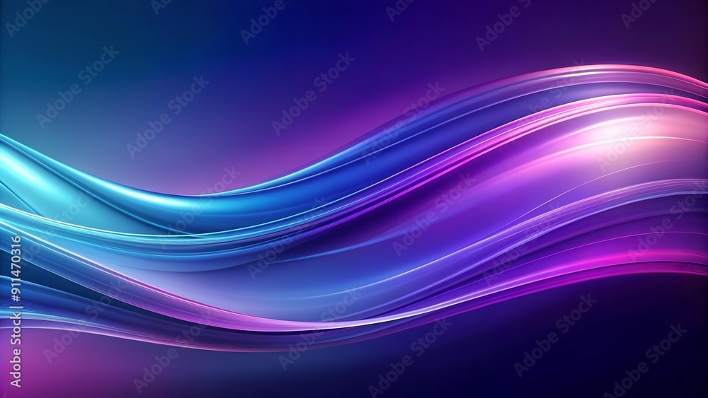 Abstract Flowing Gradient: A Tapestry of Purple and Blue Generative AI Abstract Flowing Gradient: A Tapestry of Purple and Blue Generative AI