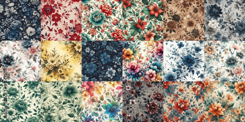 beautiful flowers in ink draw style. AI generated illustration beautiful flowers in ink draw style. AI generated illustration