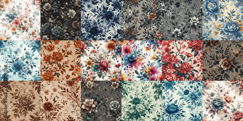 beautiful flowers in ink draw style. AI generated illustration beautiful flowers in ink draw style. AI generated illustration
