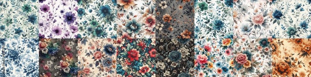 beautiful flowers in ink draw style. AI generated illustration beautiful flowers in ink draw style. AI generated illustration