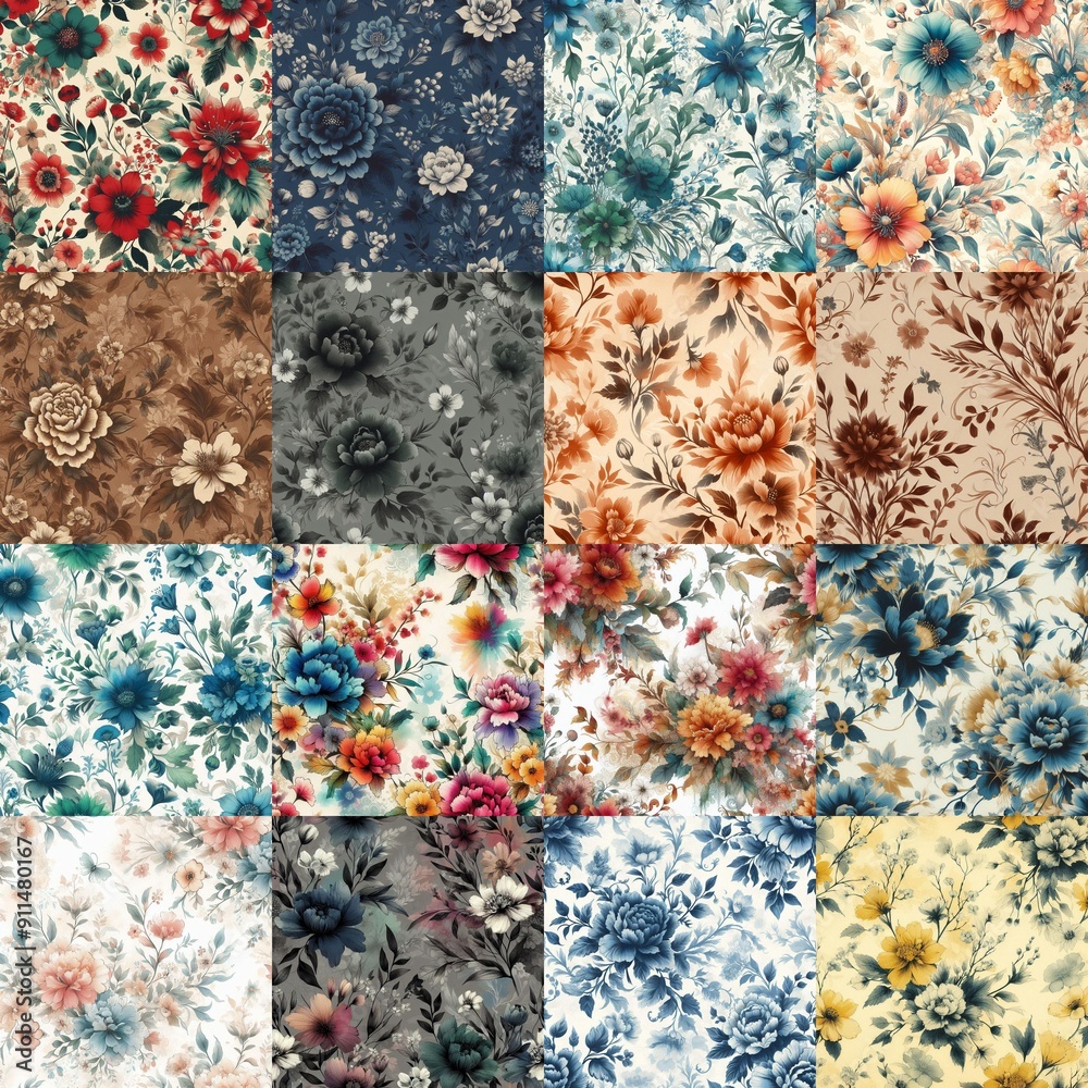 beautiful flowers in ink draw style. AI generated illustration beautiful flowers in ink draw style. AI generated illustration