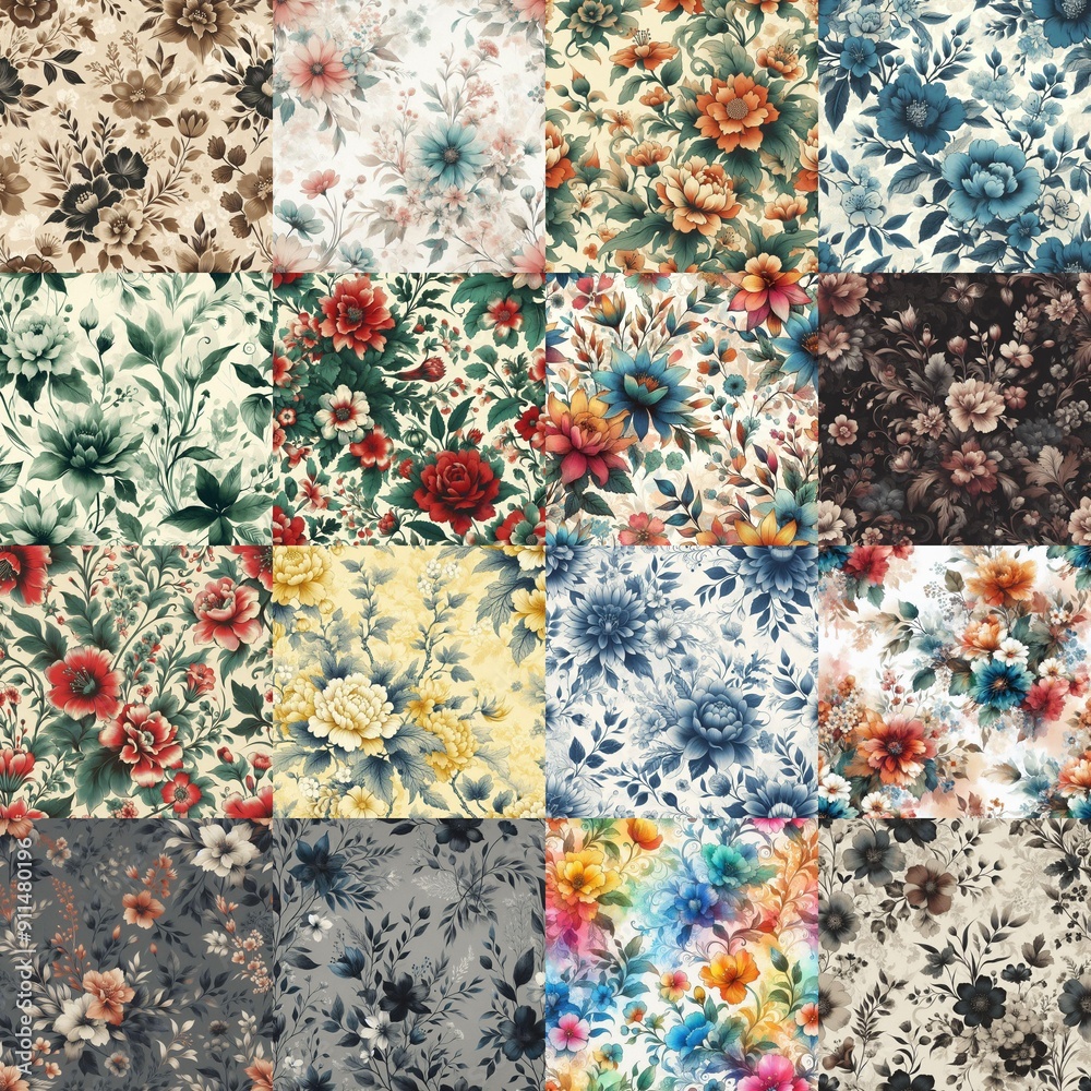beautiful flowers in ink draw style. AI generated illustration beautiful flowers in ink draw style. AI generated illustration