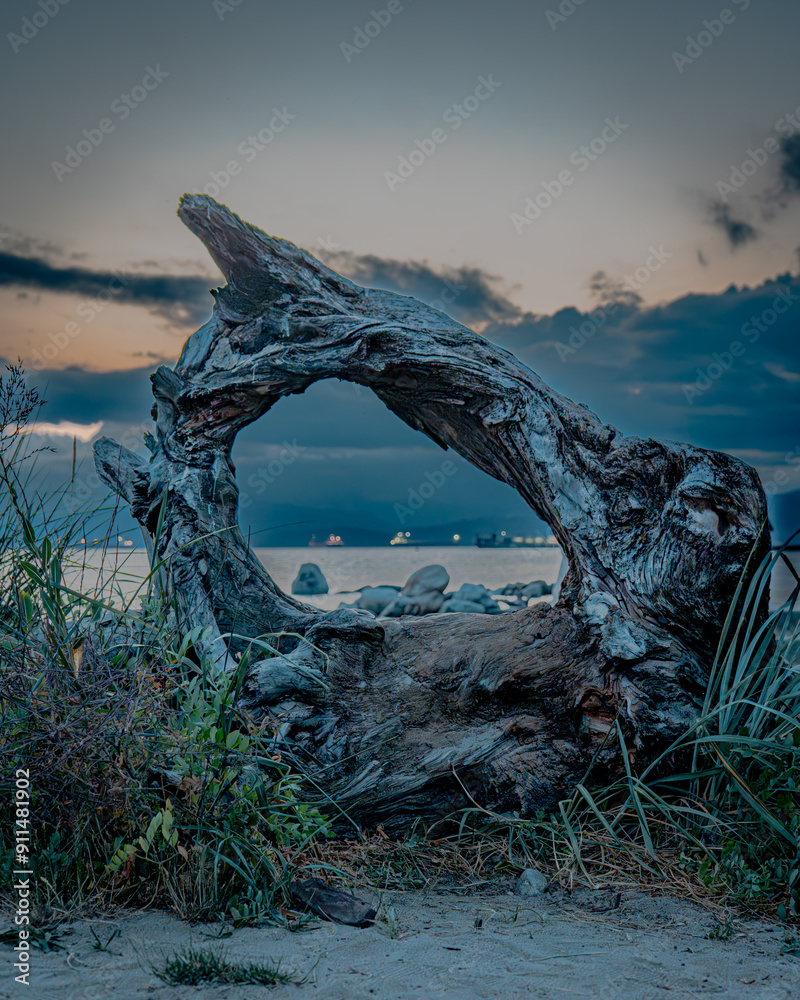 Fototapeta premium Sunset Beach Vancouver, Vancouver, Sunset Beach, lockscreen, iPhone, Samsung