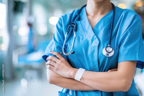 Explain the role of a nurse in managing patient care in a hospital setting