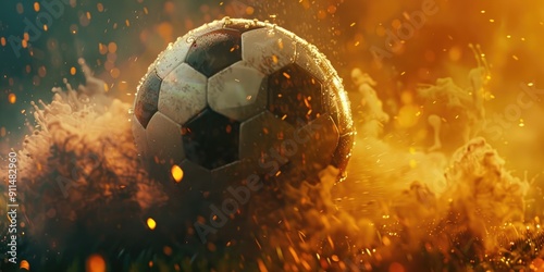 Betting on Sports Soccer Scores and Soccer Ball photo