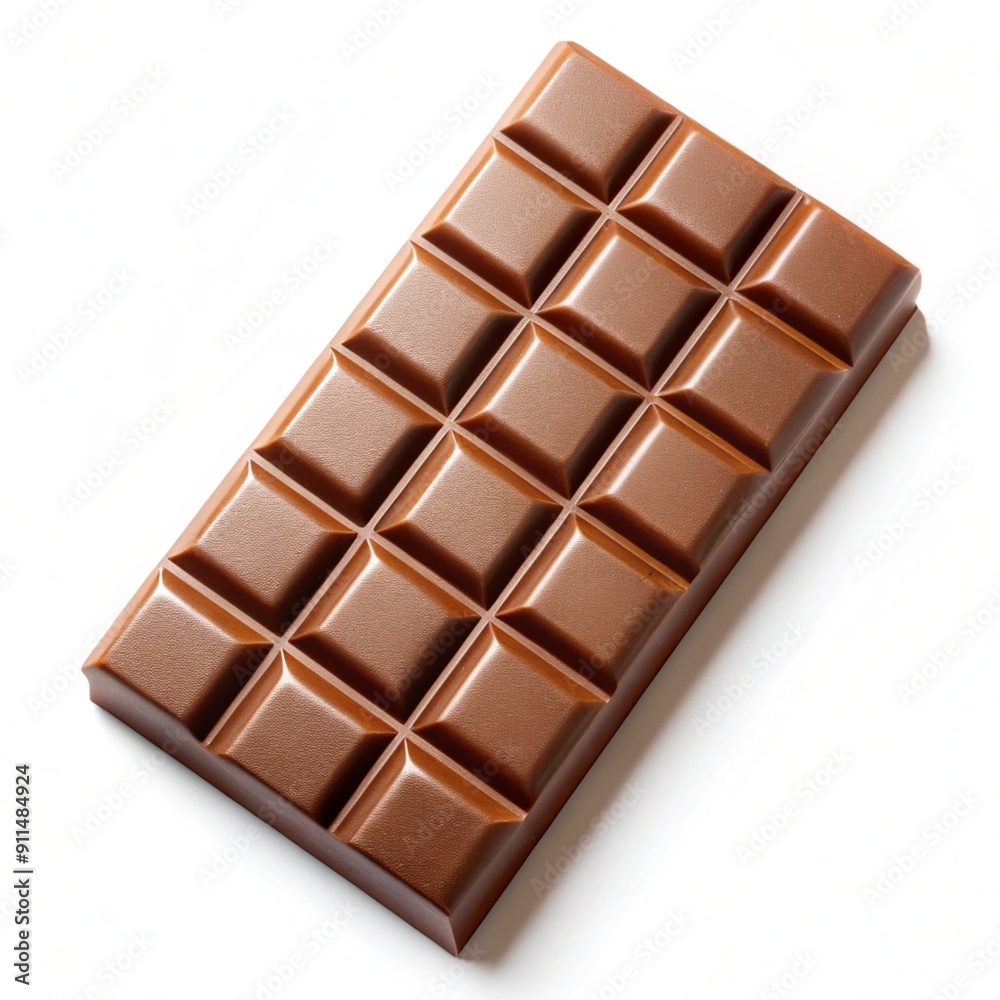 Fototapeta premium chocolate bar on white