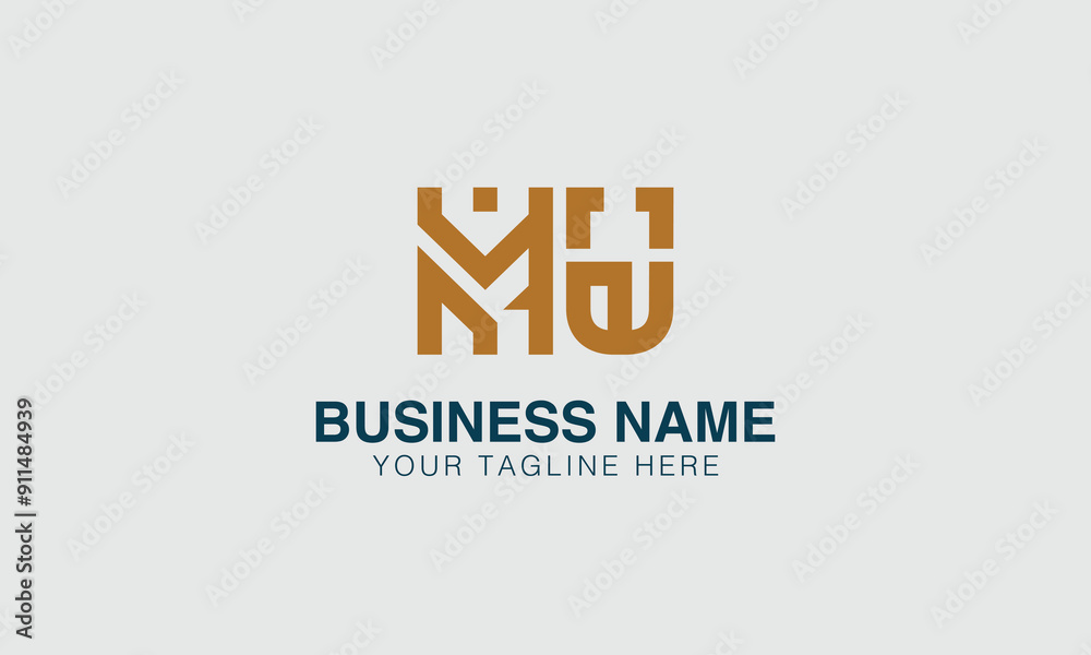 Obraz premium MU M mu initial logo | initial based abstract modern minimal creative logo, vector template image. luxury logotype logo, real estate homie logo. typography logo. initials logo