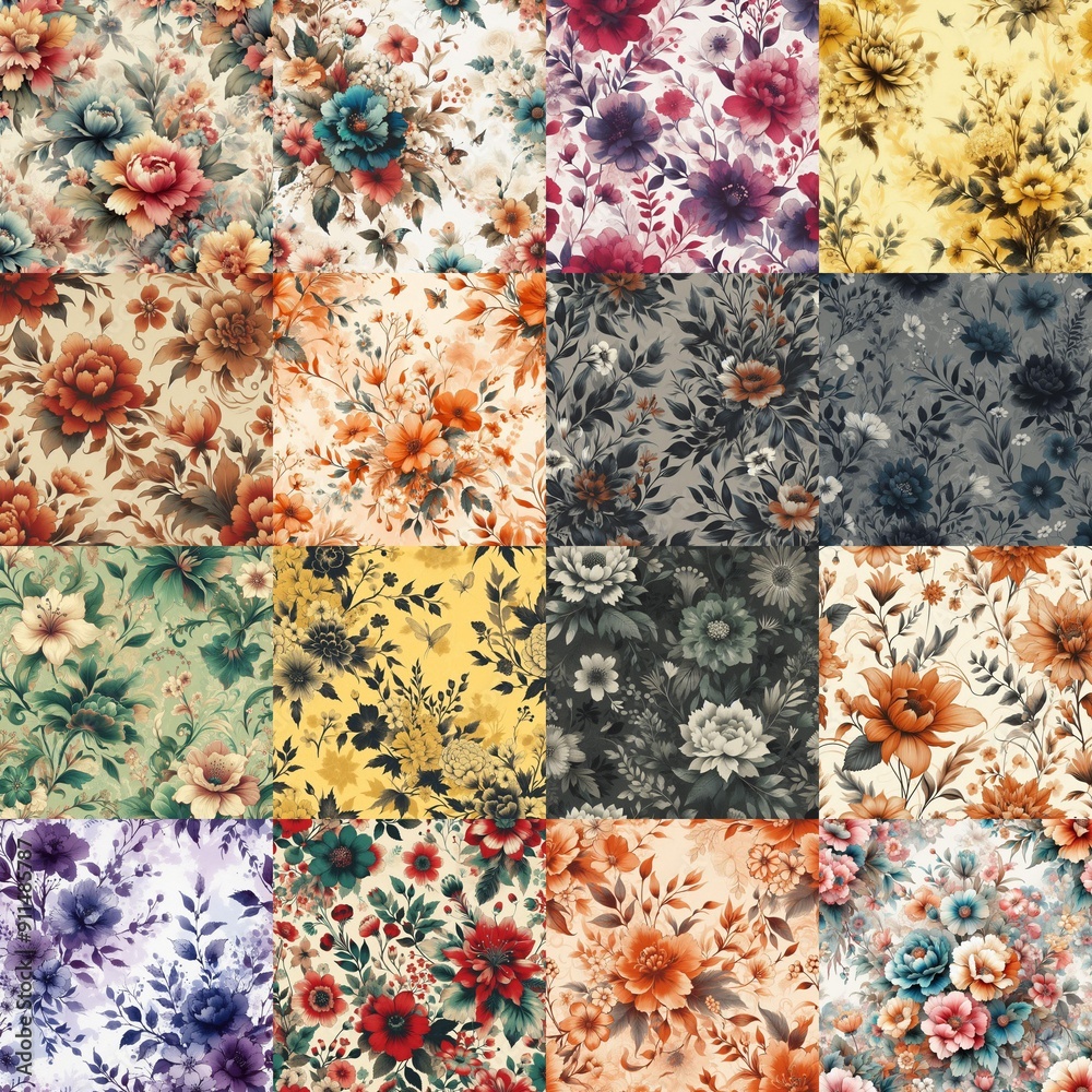 beautiful flowers in ink draw style. AI generated illustration beautiful flowers in ink draw style. AI generated illustration