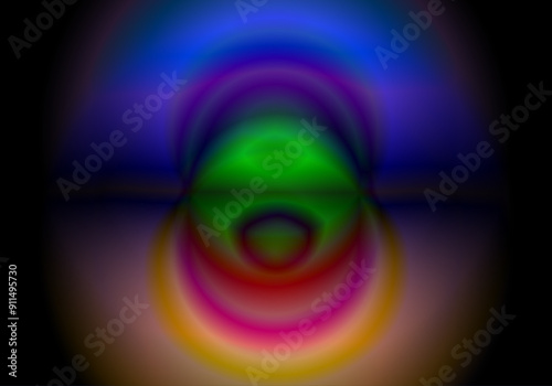 Fondo abstracto. Ojos de colores enfrentados