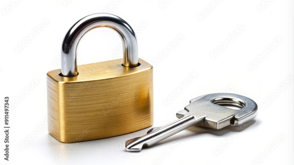 Unlocked padlock with key , security, protection, unlock, access, privacy, lock, safety, safeguard, metal, keyhole Unlocked padlock with key , security, protection, unlock, access, privacy, lock, safety, safeguard, metal, keyhole