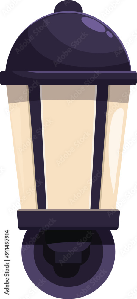Street lamp illuminating the night, providing safety and security to the urban environment Street lamp illuminating the night, providing safety and security to the urban environment