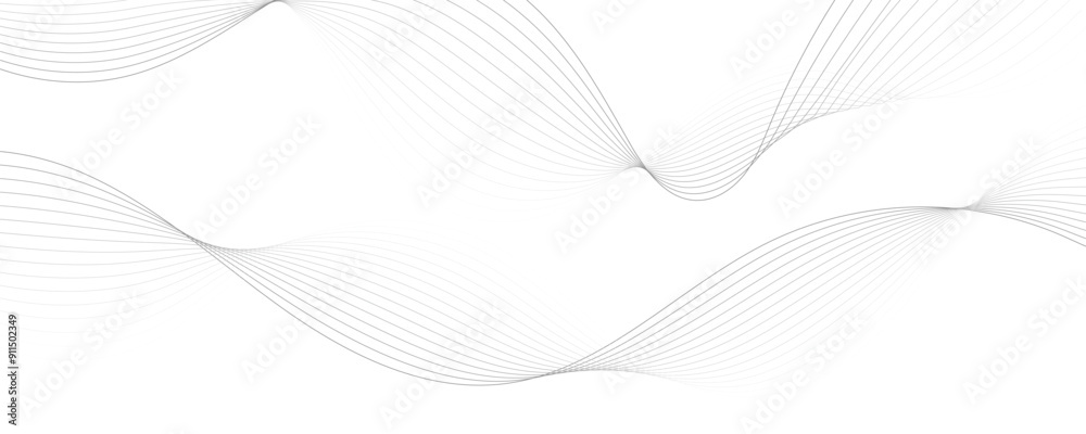 Abstract vector background with grey wavy lines Abstract vector background with grey wavy lines