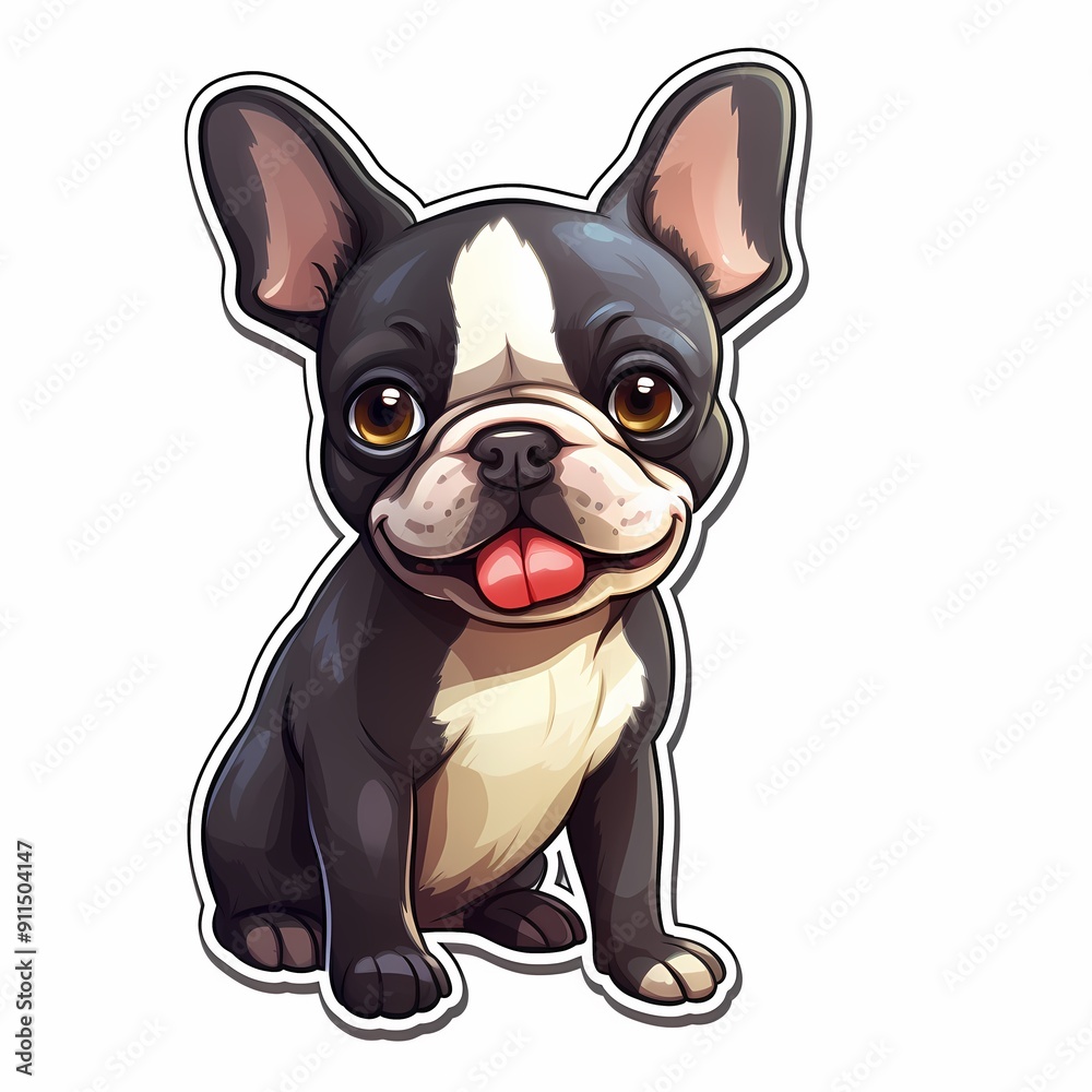 An adorable Boston Terrier illustration perfect for gifts, décor, and various commercial uses. An adorable Boston Terrier illustration perfect for gifts, décor, and various commercial uses.