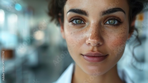 Close-up portrait of a youn...