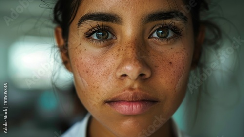 Close-up portrait of a youn...