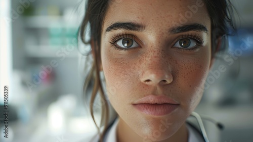 Close-up portrait of a youn...