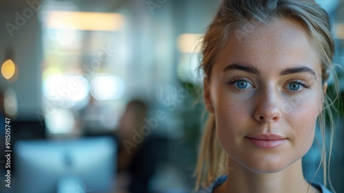 Close-up portrait of a youn...
