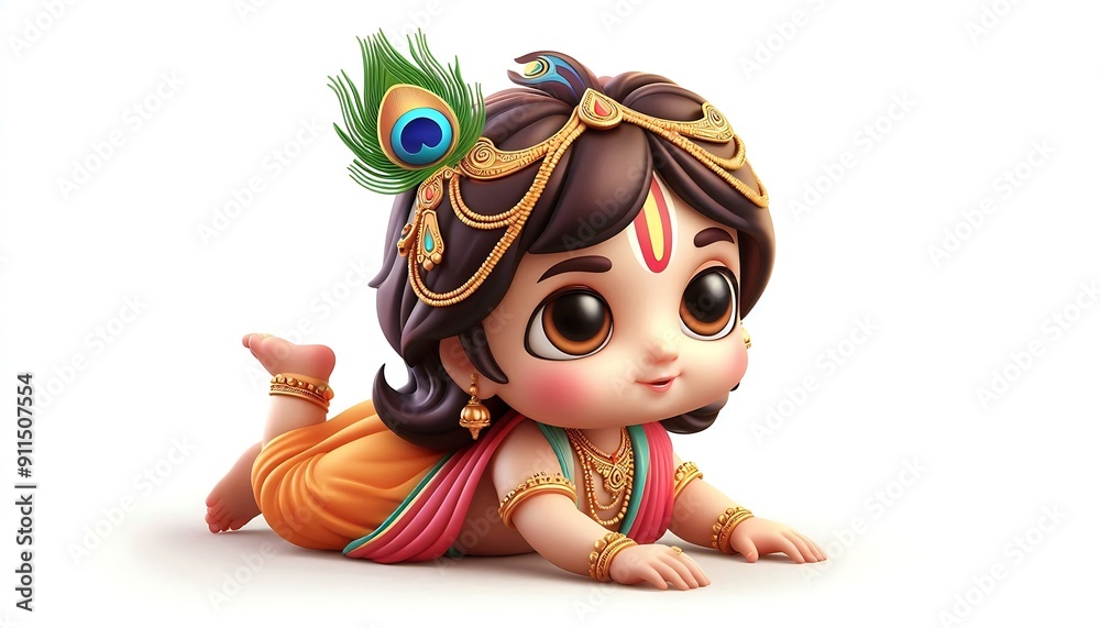 Naklejka premium Lord Krishna