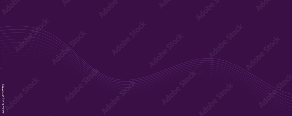 Abstract purple background with dynamic wavy lines Abstract purple background with dynamic wavy lines