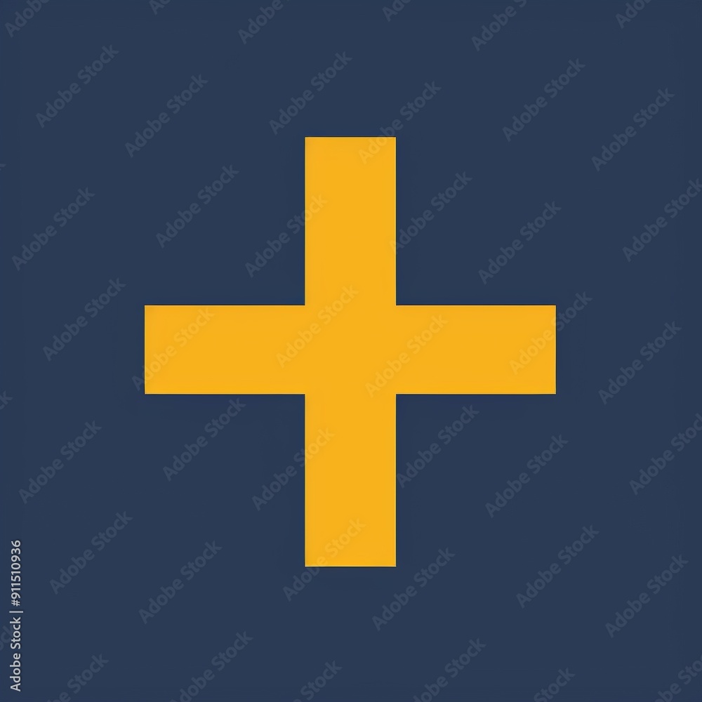 This modern, minimalist design of the Swedish flag features clean lines, highlighting the simplicity of the blue field and the yellow cross. The design emphasizes elegance This modern, minimalist design of the Swedish flag features clean lines, highlighting the simplicity of the blue field and the yellow cross. The design emphasizes elegance