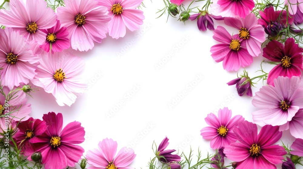 Flower wedding frame, botanical background Flower wedding frame, botanical background