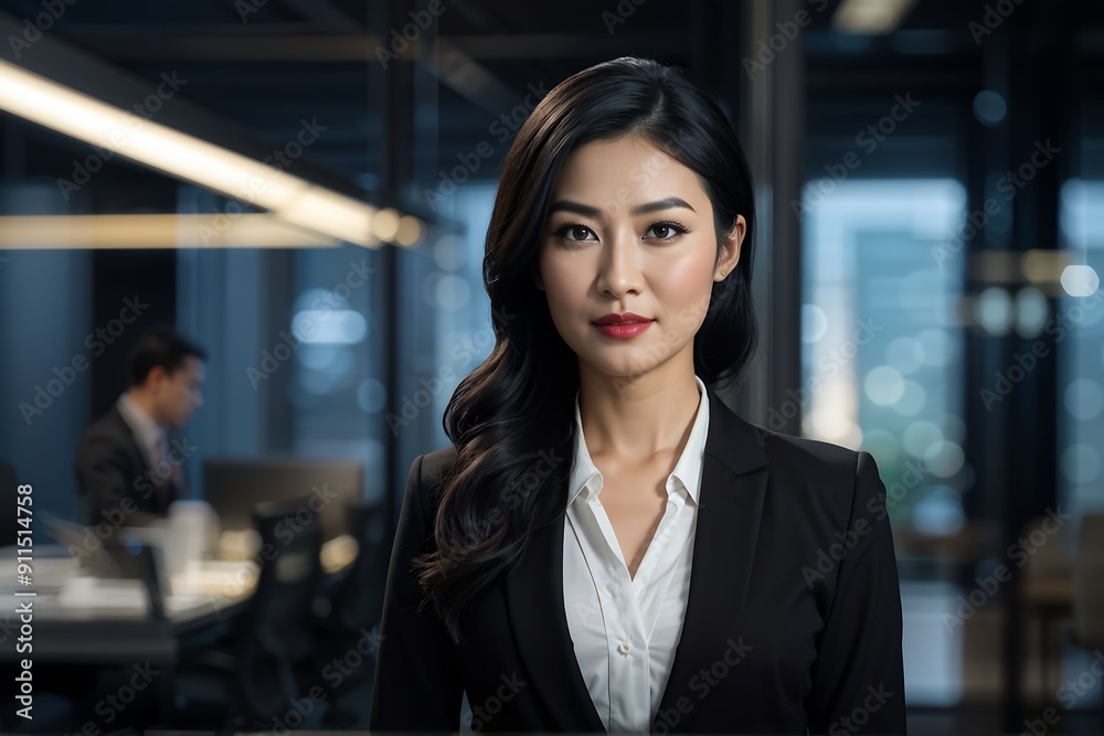 Portrait of Businesswoman, Generative AI Portrait of Businesswoman, Generative AI