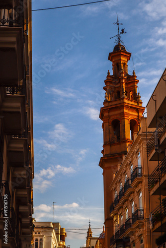Ancient tower in Valencia, Spain.