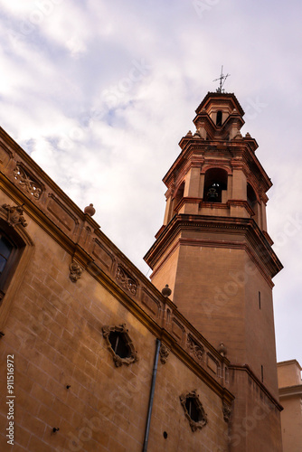 Ancient tower in Valencia, Spain.