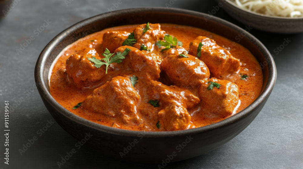 Savor the exquisite flavors of Indian cuisine with our tantalizing butter chicken curry. Savor the exquisite flavors of Indian cuisine with our tantalizing butter chicken curry.