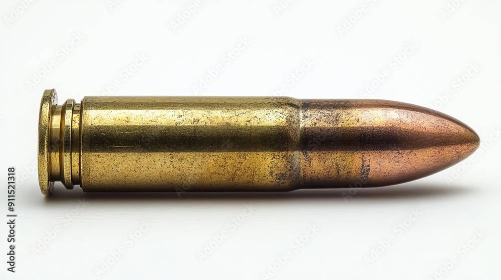 Oldfashioned brass cartridge with copper plating Oldfashioned brass cartridge with copper plating