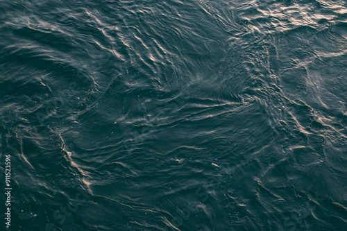 Close-Up of Rippling Water Surface