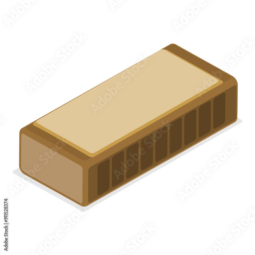 3D Isometric Flat Vector Set of Country Music, Cowboy Party. Item 1