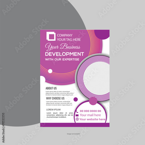 elegant flayer design and template,