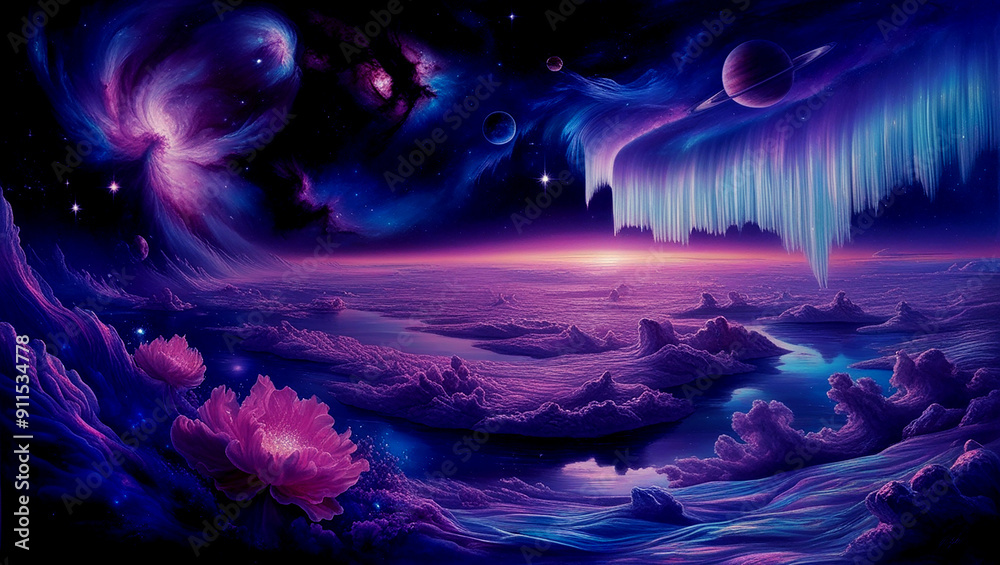 Fototapeta premium Pictures Space Background