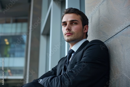 Wallpaper Mural Corporate executive with ample text area. Torontodigital.ca