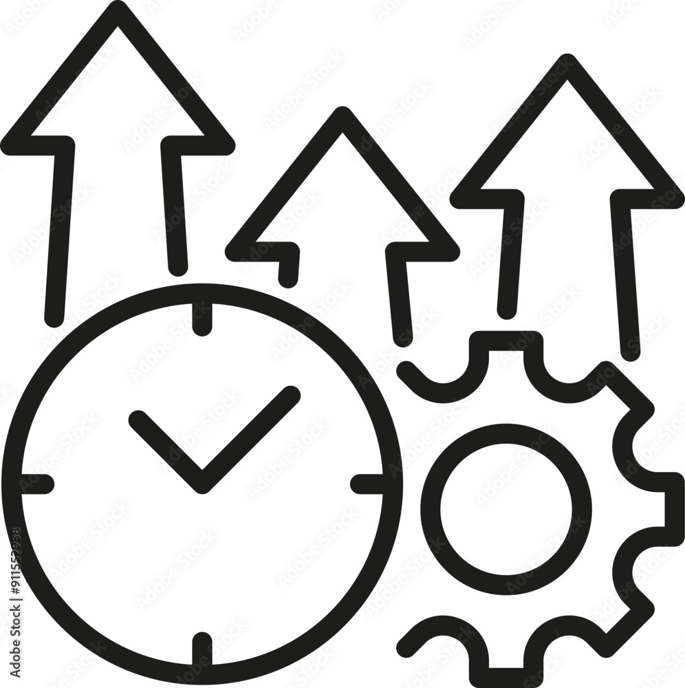 Dashboard icon. Success sign. Linear style. Dashboard icon. Success sign. Linear style.