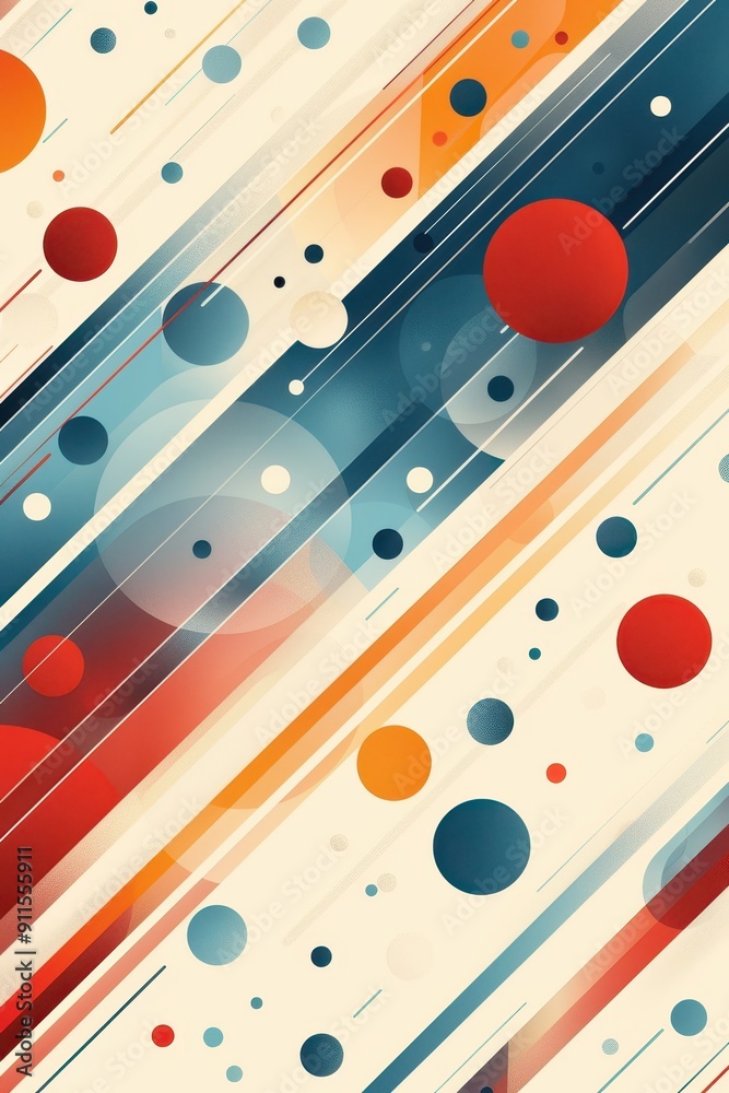 Vibrant Abstract Pop Art Vector Featuring Dynamic Lines and Circles Vibrant Abstract Pop Art Vector Featuring Dynamic Lines and Circles