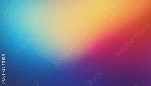 Abstract Gradient Blur Background. Vivid Transition from Cool Blue to Warm Orange, Fading into Soft Purple, Representing the Blend of Serenity and Energy in a Smooth, Dreamlike Color Spectrum