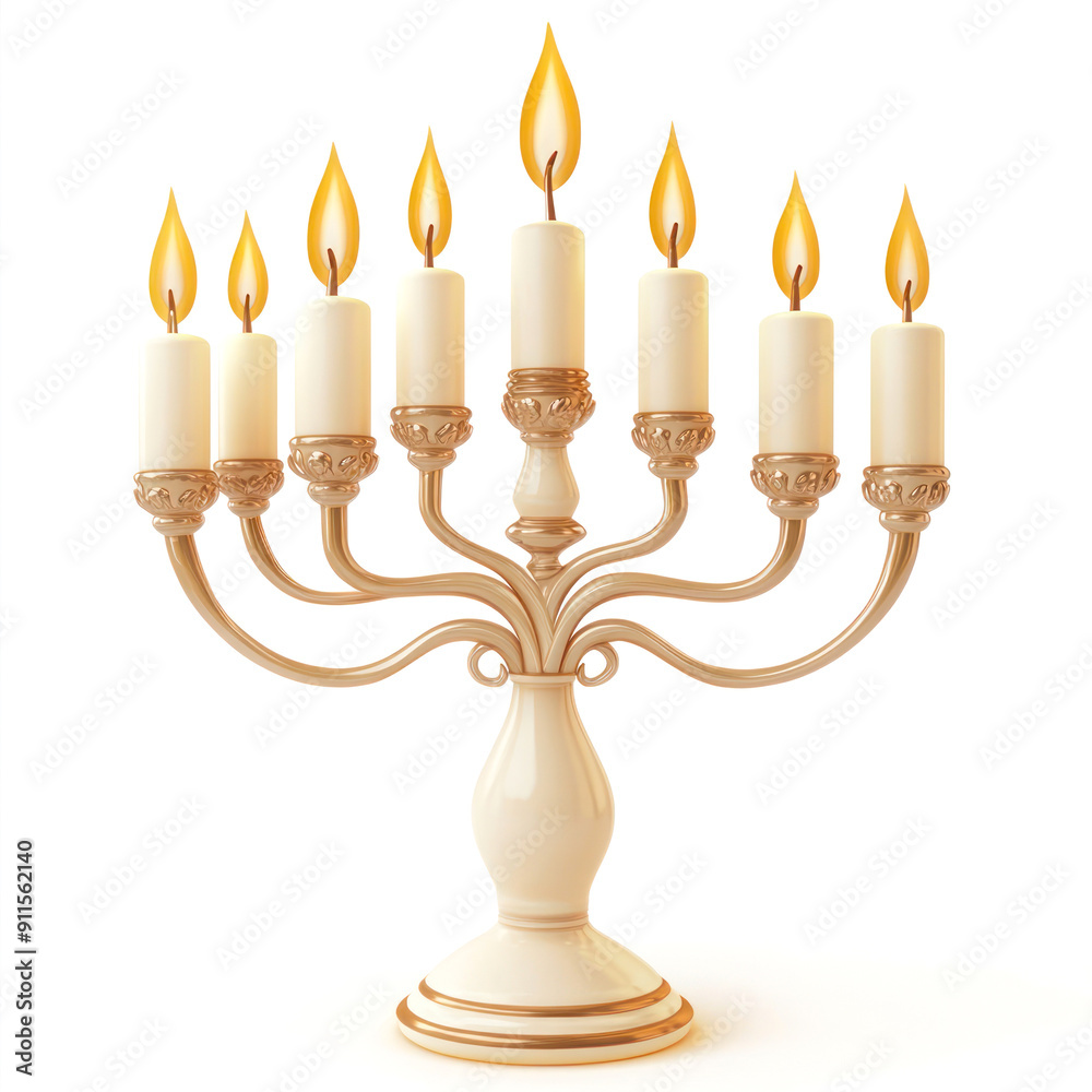 3d render of christmas Menorah isolated on gray background as Merry Christmas concept. 3d render of christmas Menorah isolated on gray background as Merry Christmas concept.