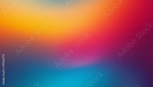 Abstract Gradient Blur Background. Vivid Transition from Cool Blue to Warm Orange, Fading into Soft Purple, Representing the Blend of Serenity and Energy in a Smooth, Dreamlike Color Spectrum