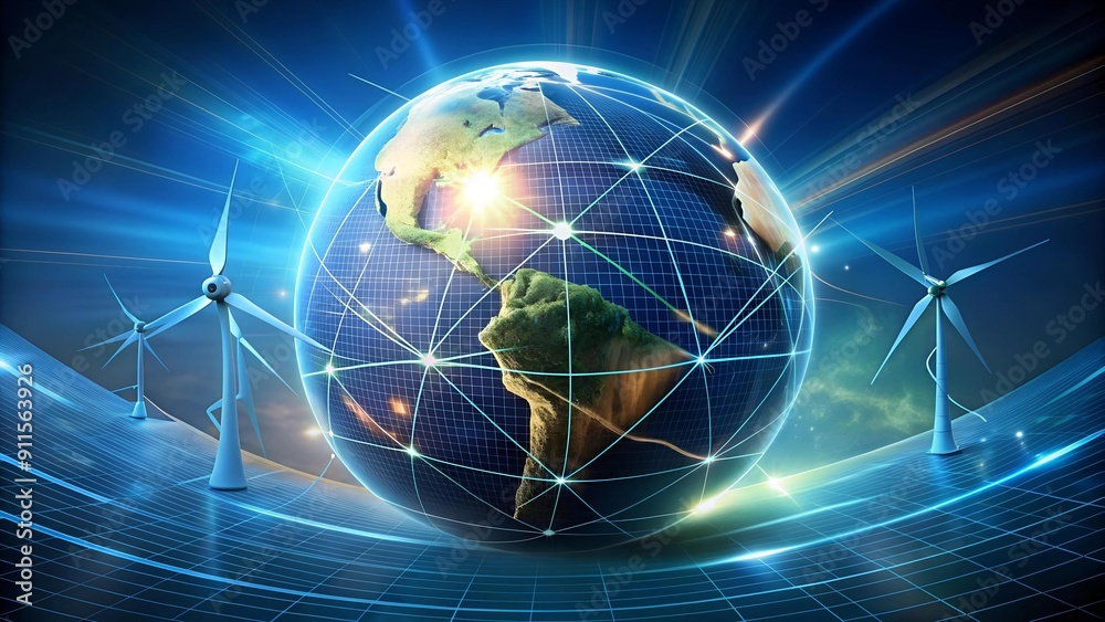 Global Network of Green Energy: A Symphony of Sustainable Power AI Generated Global Network of Green Energy: A Symphony of Sustainable Power AI Generated