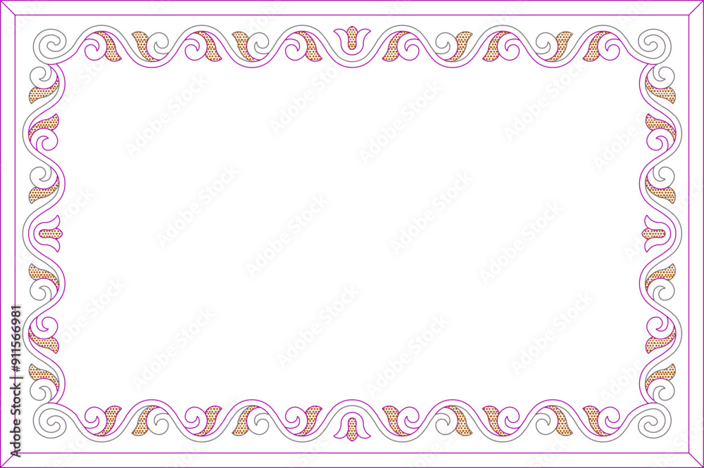 Vector sketch illustration silhouette design detail ornate ornament frame background floral classic vintage ethnic Vector sketch illustration silhouette design detail ornate ornament frame background floral classic vintage ethnic