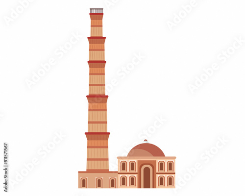 qutub minar indian famous monument