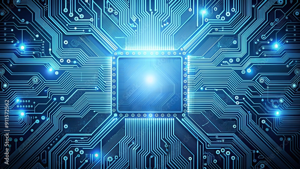 Abstract Circuitry: A Symphony of Interconnected Lines and Shapes AI generated Abstract Circuitry: A Symphony of Interconnected Lines and Shapes AI generated